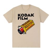 Kodak ฟิล์มผ้าฝ้ายฮิปฮอปแนวสตรีทแบบย้อนยุคสำหรับเสื้อยืดวินเทจกล้องเสื้อยืดผู้ชายเสื้อยืดเสื้อยืดใหม่เสื้อท่อนบนของผู้หญิง