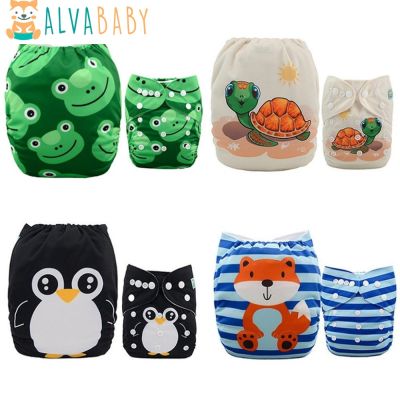 【CC】 (4pcs/set) ALVABABY Diapers Baby Shells Adjustable Reusable Nappy Insert