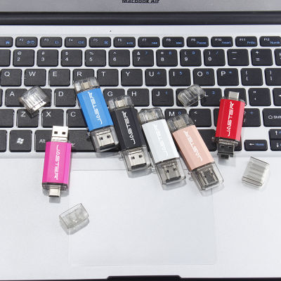 ร้อน TYPE-C OTG USB แฟลชไดรฟ์64กิกะไบต์ M Icro USB ไดรฟ์ปากกา32กิกะไบต์ความเร็วสูง Memory Stick 16กิกะไบต์3 In 1 Pendrive ของขวัญสร้างสรรค์ดิสก์ U 8กิกะไบต์