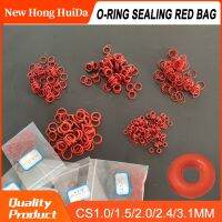 Silikon O Ring Sealing Washer Red 50-200Pcs VMQ o-ring gasket pipa tahan minyak suhu tinggi Oring bermacam-macam tas