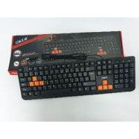 OKER KEYBORD USB KB-318 คละสี ตรงปุ่ม