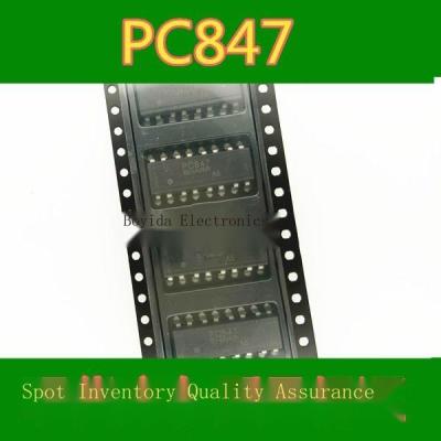 10ชิ้นใหม่เดิม PC847ตรงเสียบ PC817 PC817-4 Optocoupler แพทช์ SOP-16 2.54มิลลิเมตร