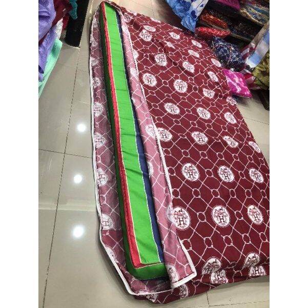 Bed Foam Cover with long zipper on the side 4 inches thick single to