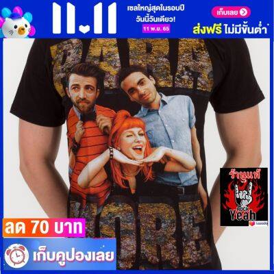 เสื้อวง PARAMORE เสื้อร็อค เสื้อทัวร์ พาร์อะมอร์ ไซส์ยุโรป RDM1187