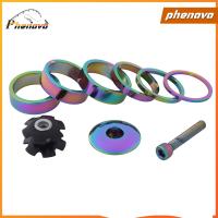 Phenovo 6ชิ้นหูฟัง JOWAY Spacers 1-1/8 "เครื่องซักผ้าอุปกรณ์ติดตั้งท้ายจักรยานสำหรับจักรยานถนน BMX