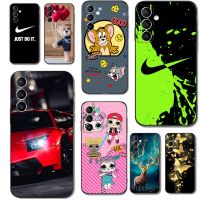 2023 For Samsung Galaxy A15 Case Phone Back Cover Soft Silicone Protective Black Tpu Case bear