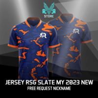 Newest RSG Slate Malaysia S11 JERSEY T-Shirt 2023 (Free custom nickname)