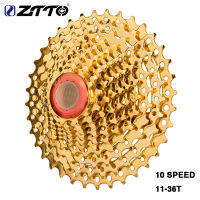 ZTTO MTB 10ความเร็ว10วินาทีเทปคาสเซ็ต11-36ครั้งทองโกลเด้น Freewheel มู่เล่สำหรับชิ้นส่วน M610 XT M785 SLX M670 XTR M975 K7 NX GX