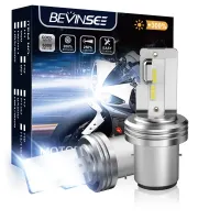 ไฟหน้ารถจักรยานยนต์ BA20D จาก Bevinsee หลอดไฟไฟ LED H6 12V 3000LM ปลั๊กแอนด์เพลย์อะไหล่สำหรับไฟหน้ารถมอเตอร์ไซค์ไร้สายแบบไม่มีพัดลม