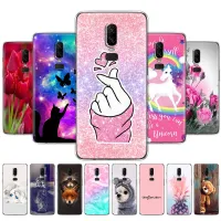 For OnePlus 6 Case Painted Silicon Soft TPU Back Phone Cover One Plus Fundas Full Protection Coque Bumper Clear Bags Phone Cases