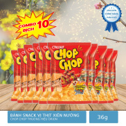 Bịch 10 Gói Bánh Snack Chop Chop Thương Hiệu Orion 36g