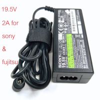 ADAPTER Sony 19.5V 2A ขนาดหัว 6.5x 4.4mm. อะแดปเตอร์โน๊ตบุ๊ค Sony