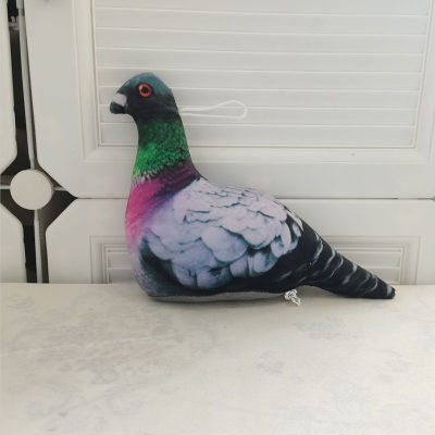 Realistic Plush Chicken Parrot Pigeon Stuffed Toy Doll Animal Gift 18cm Children