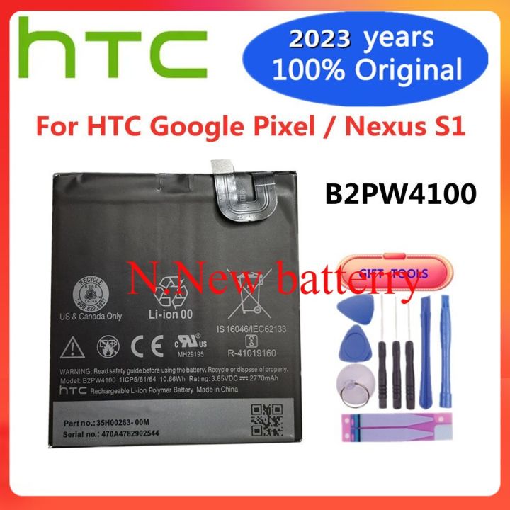 แบตเตอรี่สำรอง-b2pw4100-2770mah-100-ของแท้2023ปีสำหรับ-htc-google-pixel-nexus-s1แบตเตอรี่ลิเมอร์-batteria