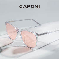 CAPONI Classic Oval Sunglasses For Women And Men UV Ray Protected Anti Reflection Sun Glasses Uni Fashion Eyewear CP4387