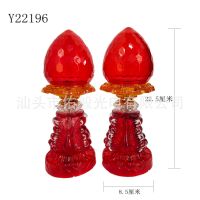 Youyi โคมไฟ Y22196ปลั๊กโลหะผสมเป็นคลื่นสีแดงสดเต็มรูปแบบโคมไฟตกแต่ง Lampu Buddha ของใช้ในครัวเรือน