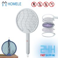 Foldable Electric Mosquito Killer Usb 2 In 1 Insects Racket Lamp Wall-Mounted Trap Household Fly Bugs Swatter Powerful Killer