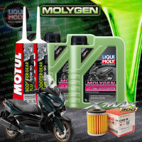 ชุดเซ็ท XMax น้ำมันเครื่อง Liqui Moly Molygen Scooter 4T 10W40, น้ำมันเฟืองท้าย และกรองศูนย์ยามาฮ่า 5YP-E3440-00 | Oil2U