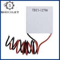 แผ่นทำความเย็น TEC1-12706 Shockley 40X40MM 6A แผ่นทำความเย็น TEC1-12706 ABS สีขาว