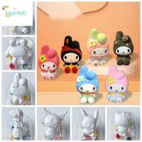 XSUIMI Kitty Kuromi My Melody DIY สีย้อมตุ๊กตาไวนิลสีก้านไวโอลิน Kuromi ของเล่นทำมือตุ๊กตาทาสี Kuromi กล่องสียอดนิยมภาพวาด DIY DIY คิตตี้วาดลายเคลือบการตกแต่งบ้านตุ๊กตา