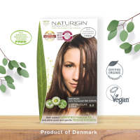 Naturigin 5.0 CHOCOLATE BROWN Permanent ORGANIC Hair Color Dye ไลท์ช็อกโกแลตบราวน์ 5.0 สีผมออร์แกนิค นำเข้าจากเดนมาร์ก (115ml)