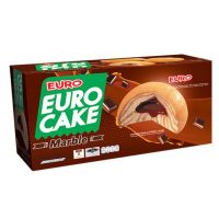 EURO CAKE Marble ยูโร่ มาร์เบิ้ลเค้กไส้ครีมช็อกโกแลต 17 กรัม แพ็ค 12 ชิ้น