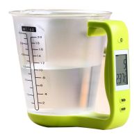 ☎☫ Measuring Cup Kitchen Scales Digital Beaker Libra Electronic Tool Scale with LCD Display Temperature