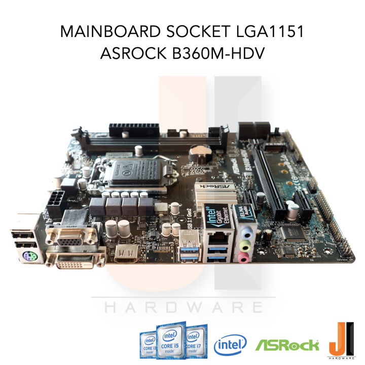 mainboard-asrock-b360m-hdv-lga-1151-รองรับ-cpu-gen-8xxx-และ-gen-9xxx-series-มือสองสภาพดีมีการรับประกัน