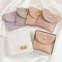 Ring Bag Bracelet Storage Bag Necklace Storage Bag Storage Bag Earrings Bag Leather PU Jewelry Bag Jewellery Pouch
