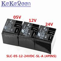 รีเลย์ Slc-05vdc-Sl-A Slc-12vdc-Sl-A Slc-24vdc-Sl-A 5V 12V 24V 30a 4หมุด Dip-4 T91กลุ่มของรีเลย์เปิดตามปกติ