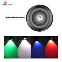 LumiParty ไฟฉาย LED อเนกประสงค์แบบ4 In 1,ไฟฉายสีแดงเขียวม่วงไฟสีขาวสำหรับหลอดไฟตกปลากลางแจ้ง