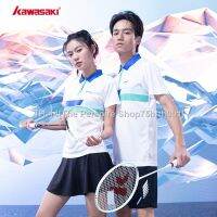 ✠ Kawasaki Spring New Professional Badminton Jersey Sports T-Shirt Men And Women Sweat-Wicking Quick Drying Breathable Casual Shirt