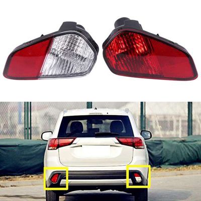 Car Rear Bumper Fog Light Parking Warning Reflector Taillights for Mitsubishi Outlander 2015-2020