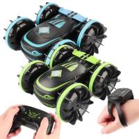 Double Sided Stunt Car 4WD Double Sided Remote Control Truck Hand Controlled Remote Control Twist Cars 4WD Off Road Car Toys for Rotating method