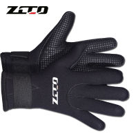 [COD]ZCCO ดำน้ำว่ายน้ำมือ 5mm ถุงมือดำน้ำกันลื่นทนต่อการสึกหรอสำหรับผู้ใหญ่