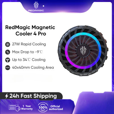 RedMagic Cooler แม่เหล็ก4 Pro,ตัวกระจายความร้อนเซมิคอนดักเตอร์ RGB LED 27W สำหรับโทรศัพท์เกม
