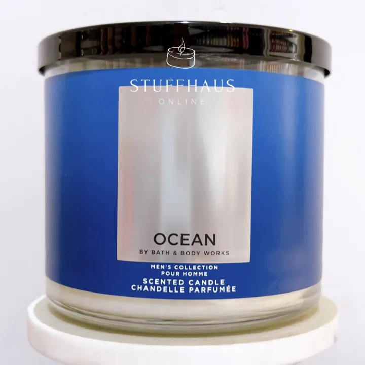Bath and Body Works OCEAN 3 Wick Scented Candle Lazada PH