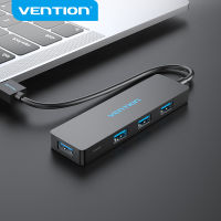 Vention usb hub สายusbคอม USB 3.0 HUB 4 Port Adapter Multi USB ฮับ usb เพิ่มช่อง usb Splitter High Speed OTG for PC ตัวแยกusb Computer Accessories Adaptador ตัวต่อusb usbc hub ตัวเพิ่มช่อง usb พอร์ต