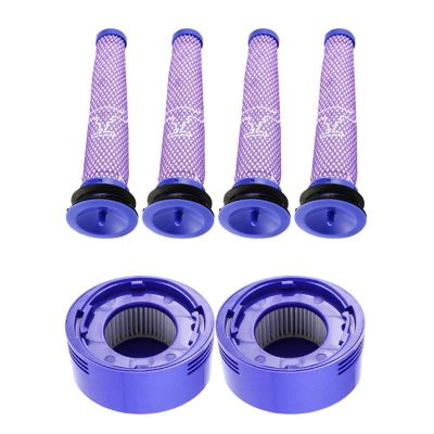 Front and Back Washable Filter Replacement Cleaning Accessories for Dyson V8 V7 HEPA Filter Spare Parts Robot Vacuum