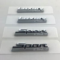 New Luxury Line Sport Line Fender Emblem สำหรับ BMW 730 740 750 750Li ด้านข้างโลโก้รถจัดแต่งทรงผม Refitting อัพเกรดสติกเกอร์ Chrome &amp; Matte