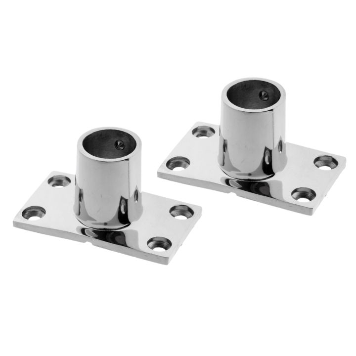 2-pcs-90-degree-boat-deck-hand-rail-fittings-rectangular-base-for-25mm-tubing-marine-dock-hardware-316-stainless-steel-silver