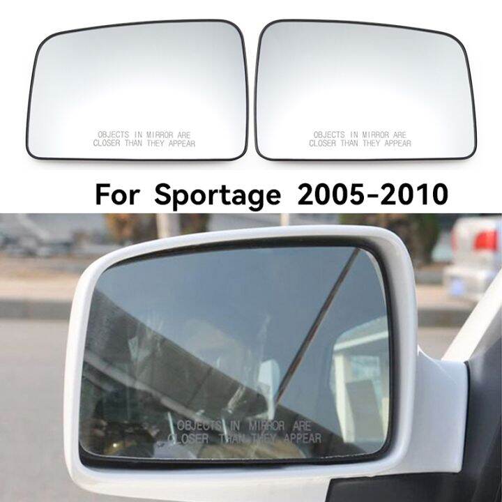 Car Rearview Mirror Glasses Wide Angle Left Right Heated Wing Rear