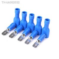 ♕ 100pcs 50pairs 6.3mm 16-14AWG Female Male Electrical Wiring Connector Insulated Crimp Terminal Spade Blue FDFD2-250 MDD2-250