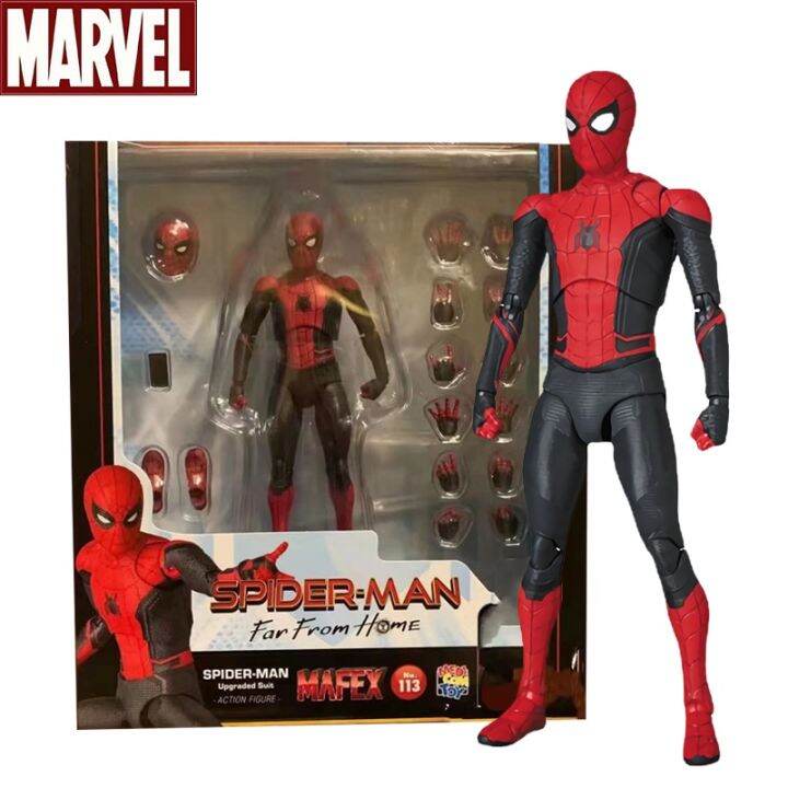 zzooi-ko-mafex-113-103-spiderman-action-figure-toys-high-quality-multi-accessories-spider-man-movable-model-dolls-collectible-gifts