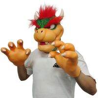 Super Luigi Bros Bowser คอสเพลย์เกม Funny Latex หน้ากากถุงมือผู้ใหญ่ Unisex ปาร์ตี้ฮาโลวีน Prop อุปกรณ์เสริม