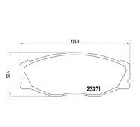 ผ้าดิสเบรคหน้า TOYOTA CROWN MAJESTA GS130 MS130 MS133 LS130 JZS131 JZS133 JZS141 JZS143 1987-1999 NTN