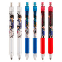 6Pcs AIHAO 9546 0.50.7mm Conan Automatic Pencil Kawaii Plastic Mechanical Pencils For Kids Gifts Student Supplies Stationery