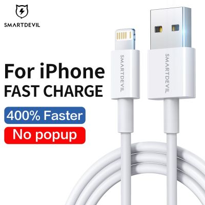 SmartDevil 20W USB Cable for iPhone 14 11 12 13 Pro Max 8 Plus X Xr Phone Fast Charging Data Sync For iPad iPod Lightning 3A 3.0 Docks hargers Docks C