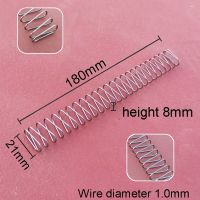 ✐☫ 1.0mm Wire Diameter Square Flat Spring Compression Spring