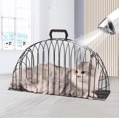 eyeplay กรงอาบน้ำแมว อเนกประสงค์ Door Pet Cage Cat Shower Hair Dryer Easy Bath Lightweight Anti-grab Pet Supplies